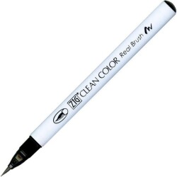 Zig Clean Color Real Brush Fırça Uçlu Marker Kalem 096 Mid Gray - 1