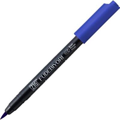 Zig Fudebiyori Brush Pen Fırça Uçlu Kalem 30 BLUE - 1