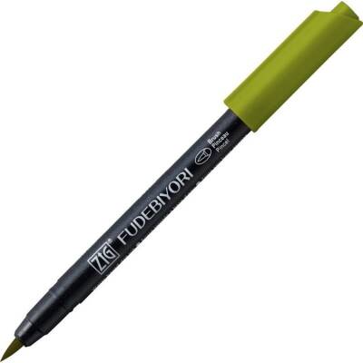 Zig Fudebiyori Brush Pen Fırça Uçlu Kalem 43 OLIVE GREEN - 1