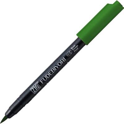 Zig Fudebiyori Brush Pen Fırça Uçlu Kalem 44 DEEP GREEN - 1