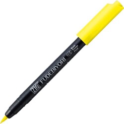 Zig Fudebiyori Brush Pen Fırça Uçlu Kalem 51 LEMON YELLOW - 1