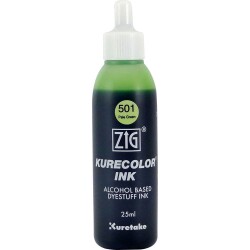 Zig Kurecolor Ink Alkol Bazlı Mürekkep (501) 502 PALE GREEN - 1