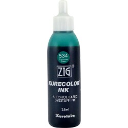 Zig Kurecolor Ink Alkol Bazlı Mürekkep 534 TURQUOISE GREEN - 1