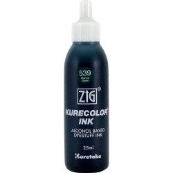 Zig Kurecolor Ink Alkol Bazlı Mürekkep 539 MERINE GREEN - 1