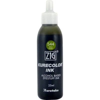 Zig Kurecolor Ink Alkol Bazlı Mürekkep (544) 545 OLIVEGREEN - 1