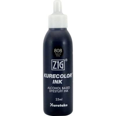 Zig Kurecolor Ink Alkol Bazlı Mürekkep 808 NATURAL GRAY - 1