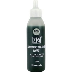 Zig Kurecolor Ink Alkol Bazlı Mürekkep 840 GREEN GRAY 1 - 1