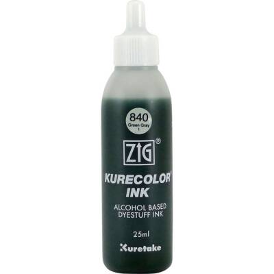 Zig Kurecolor Ink Alkol Bazlı Mürekkep 840 GREEN GRAY 1 - 1