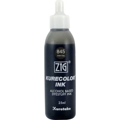 Zig Kurecolor Ink Alkol Bazlı Mürekkep 845 GREEN GRAY - 1