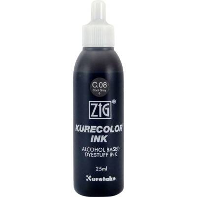 Zig Kurecolor Ink Alkol Bazlı Mürekkep C08 COOL GRAY 8 - 1