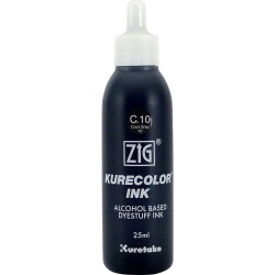 Zig Kurecolor Ink Alkol Bazlı Mürekkep C10 COOL GRAY 10 - 1