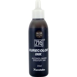 Zig Kurecolor Ink Alkol Bazlı Mürekkep W08 WARM GRAY 8 - 1