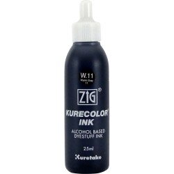 Zig Kurecolor Ink Alkol Bazlı Mürekkep W11 WARM GRAY 11 - 1