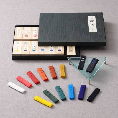 Zig Kuretake Saiboku Shimbi Ink Stick Japon Suluboya 14 Renk - 1