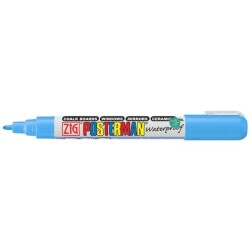 Zig Posterman Waterproof Boyama Markeri Fine Uç 1 mm LIGHT BLUE - 1