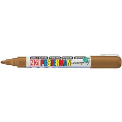 Zig Posterman Waterproof Boyama Markeri Medium Uç 2 mm BROWN - 1