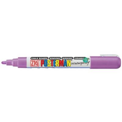 Zig Posterman Waterproof Boyama Markeri Medium Uç 2 mm VIOLET - 1